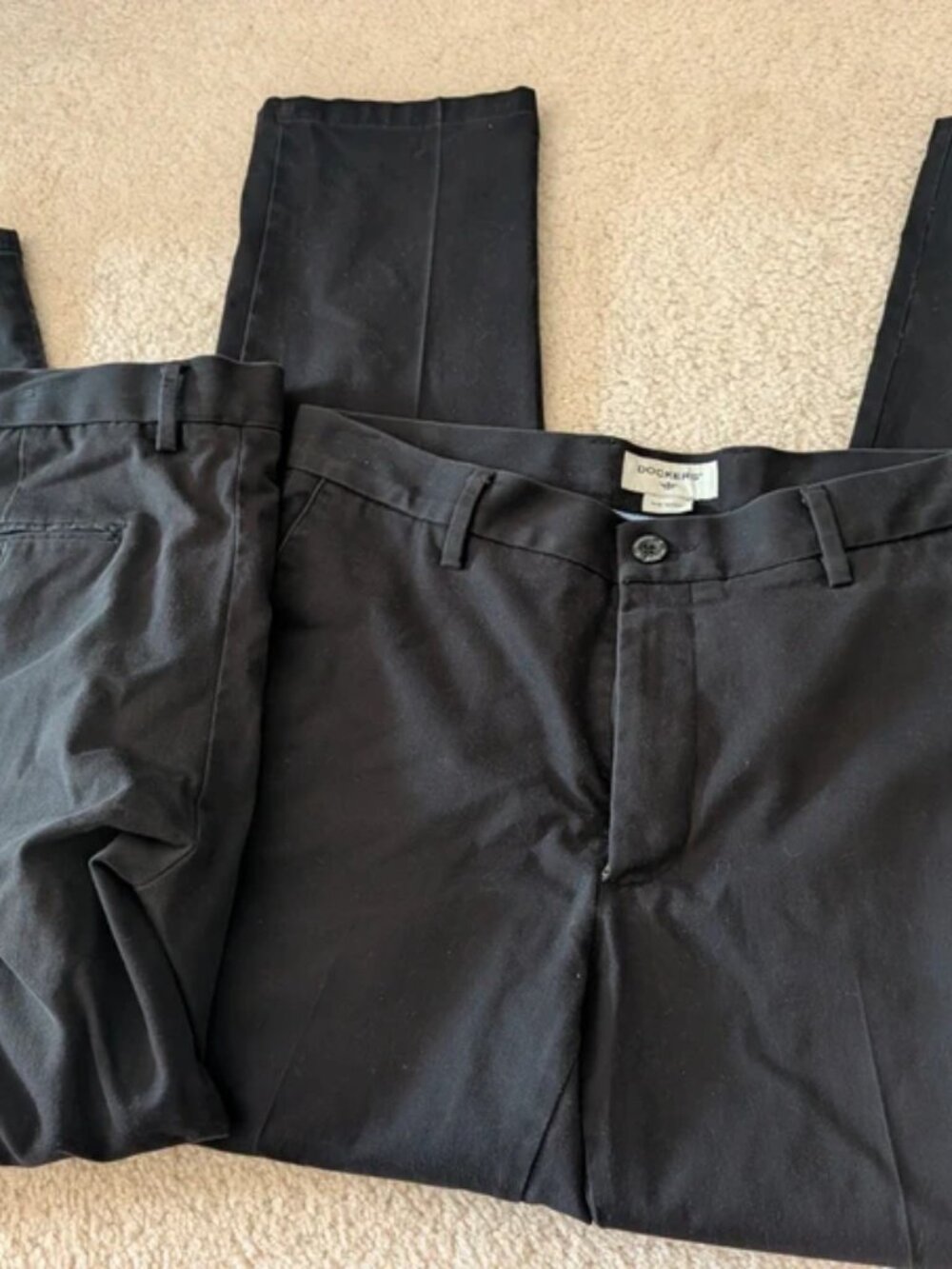 32x30 2 pair mens docker dress pants slim tapered